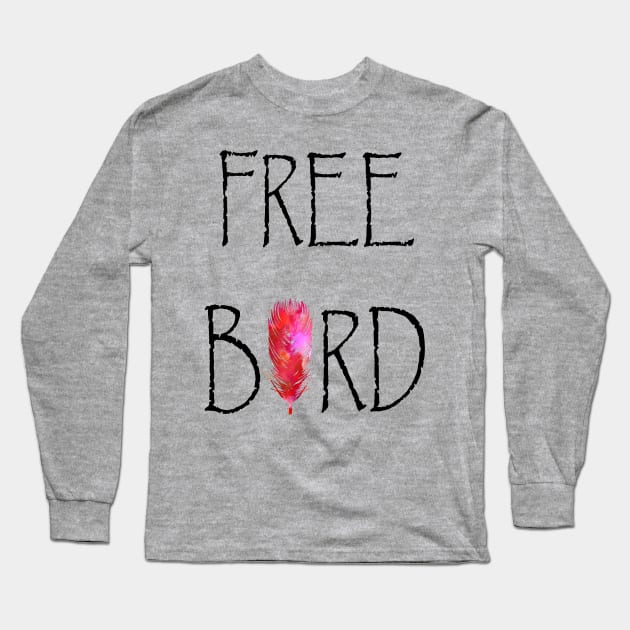 Free Bird Long Sleeve T-Shirt by lunabelleapparel